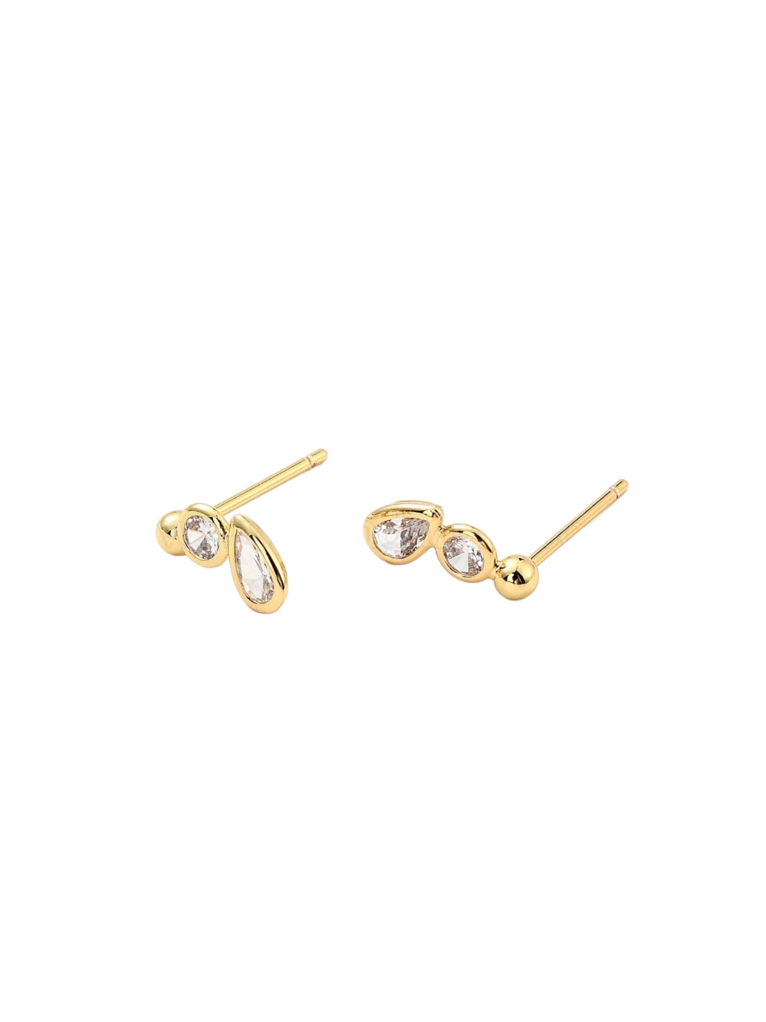 Miniature crystal earring