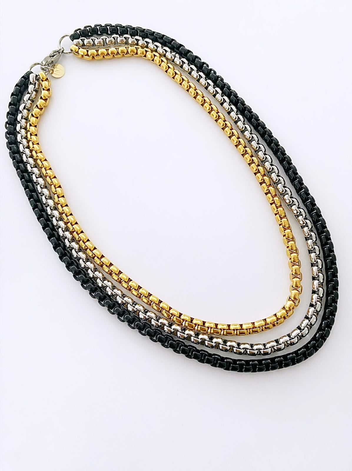 Aliza three tones necklace