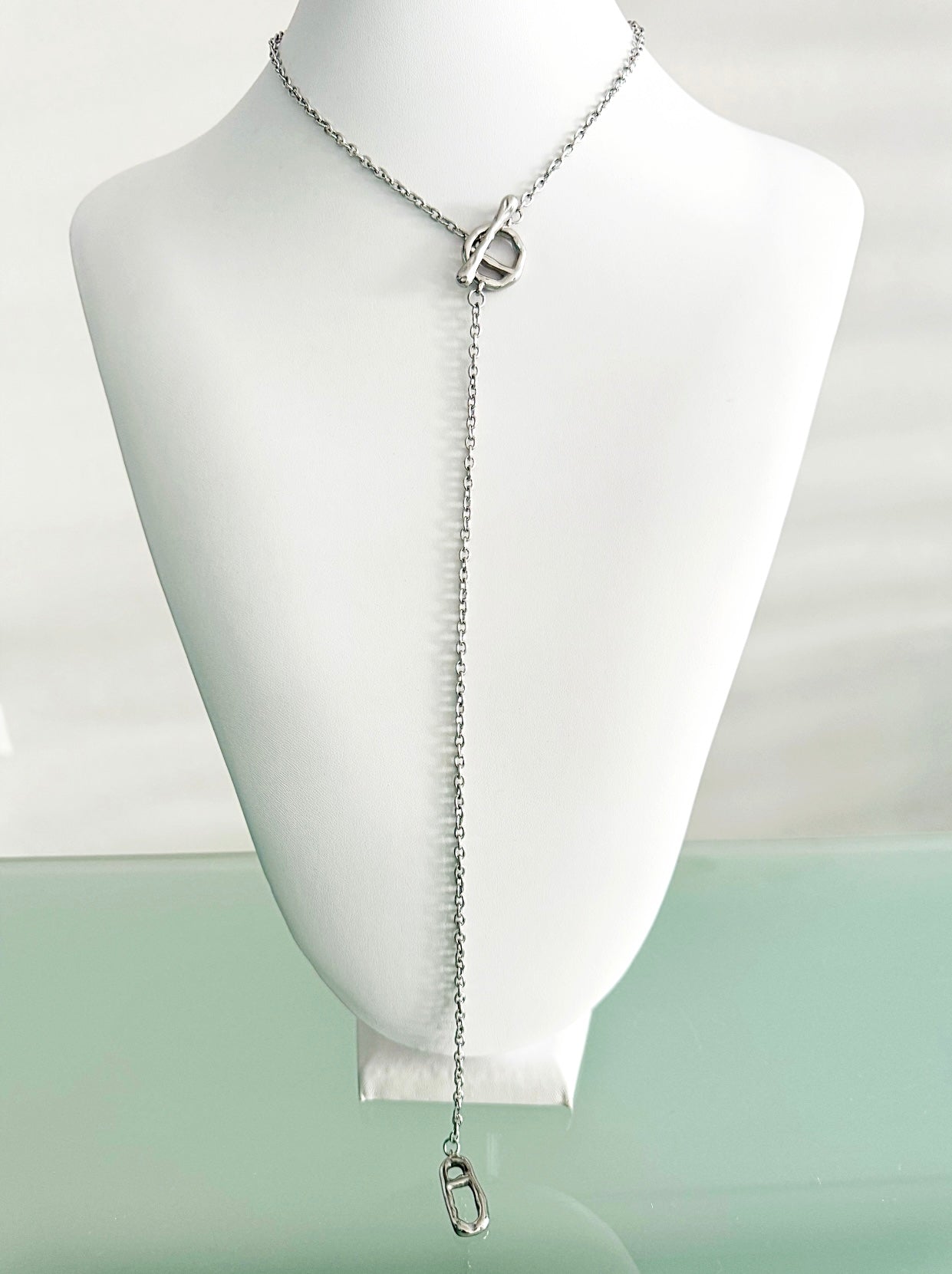 Karina long chain necklace