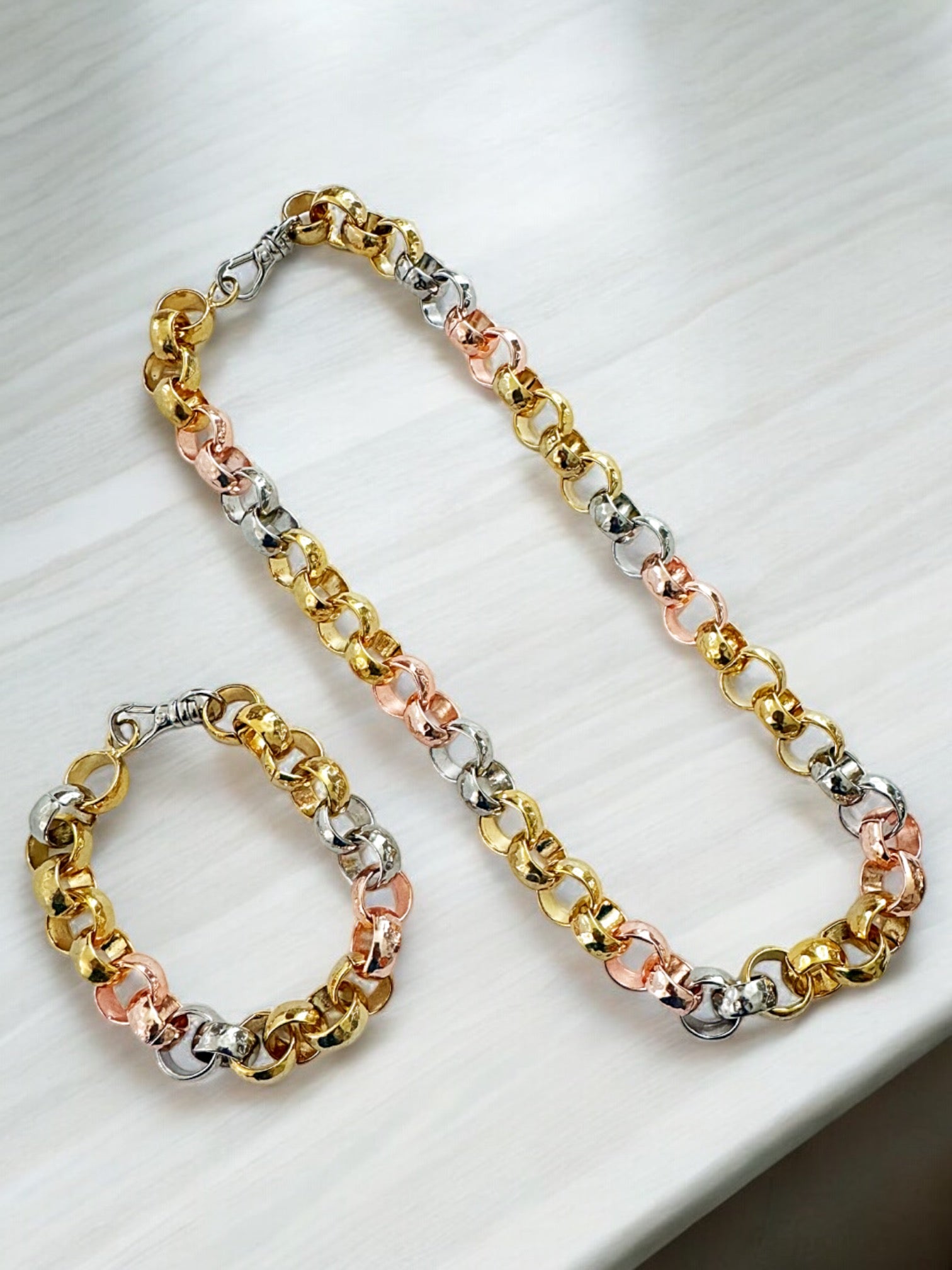 Daisy three tones bracelet