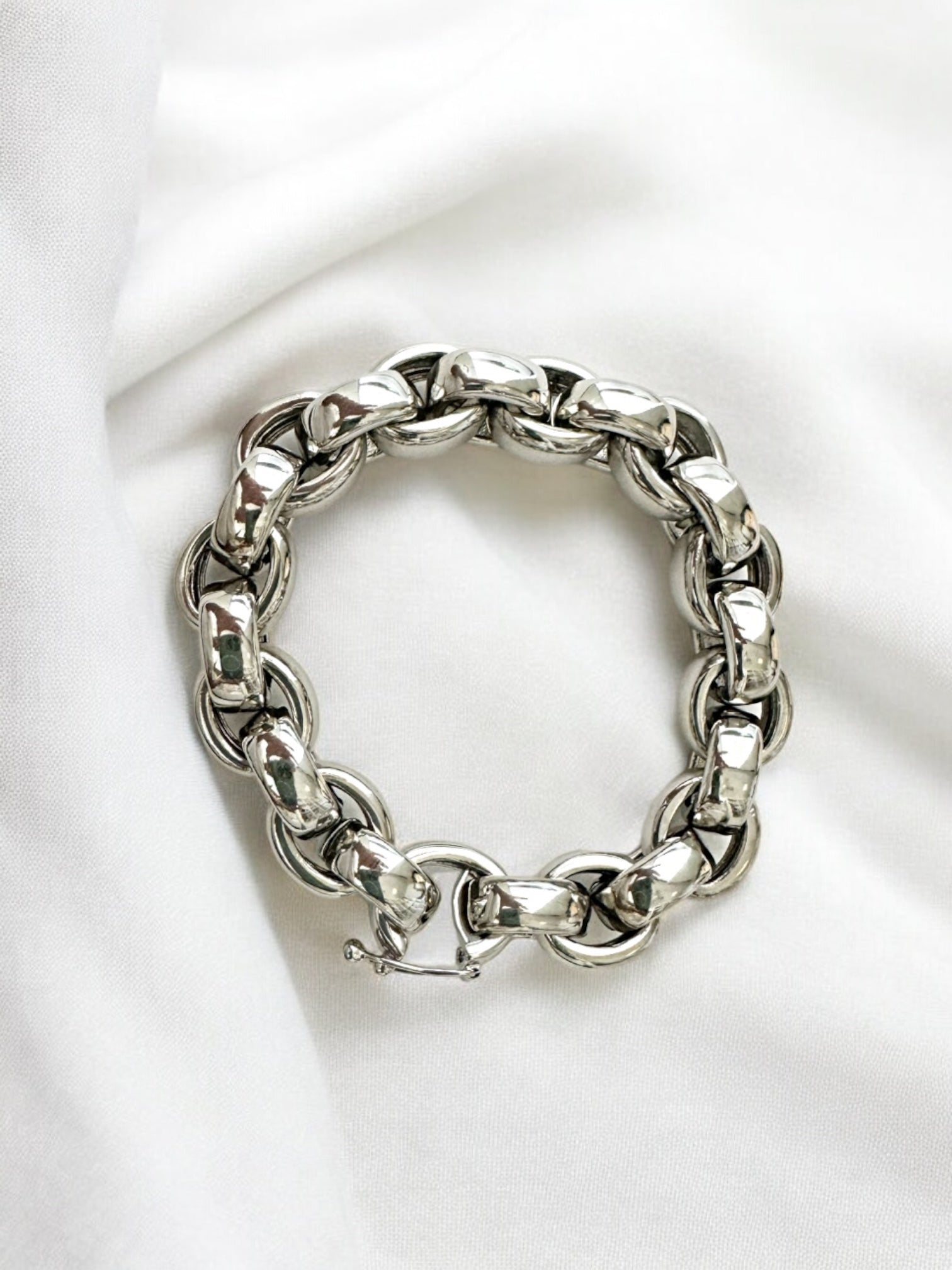 Agade rhodium bracelet