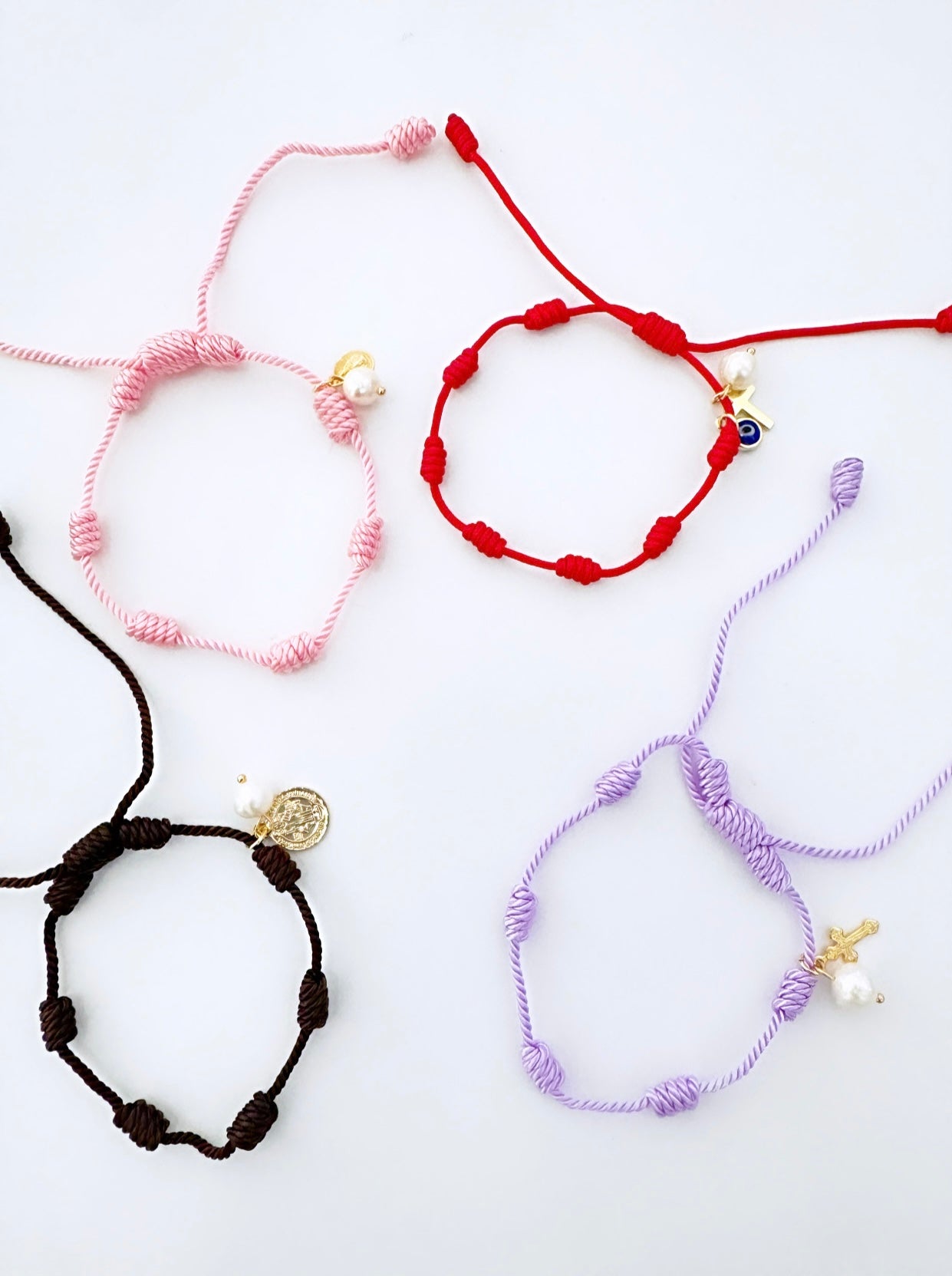 7 nudos colors bracelets