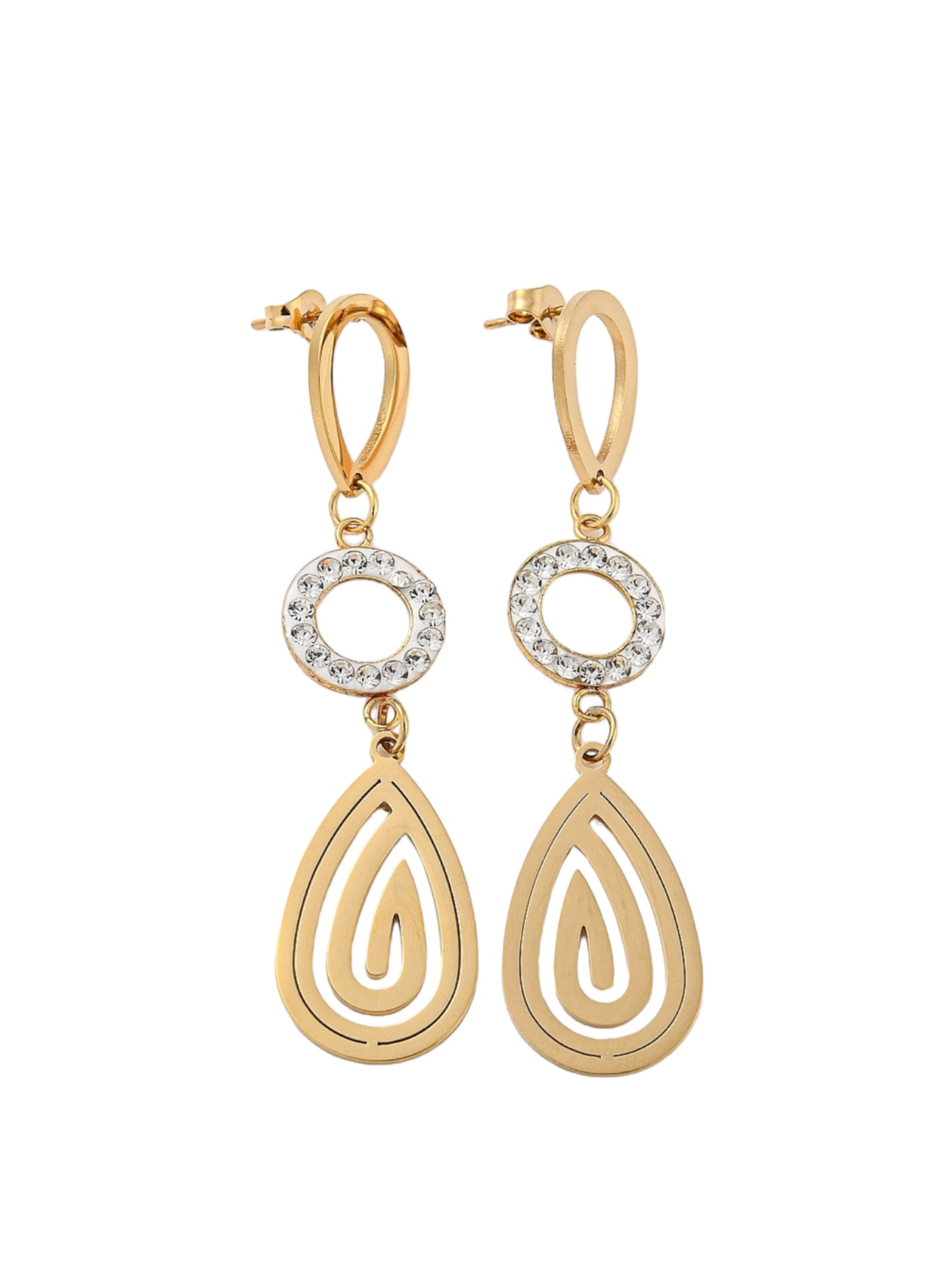 Espiral drop earring