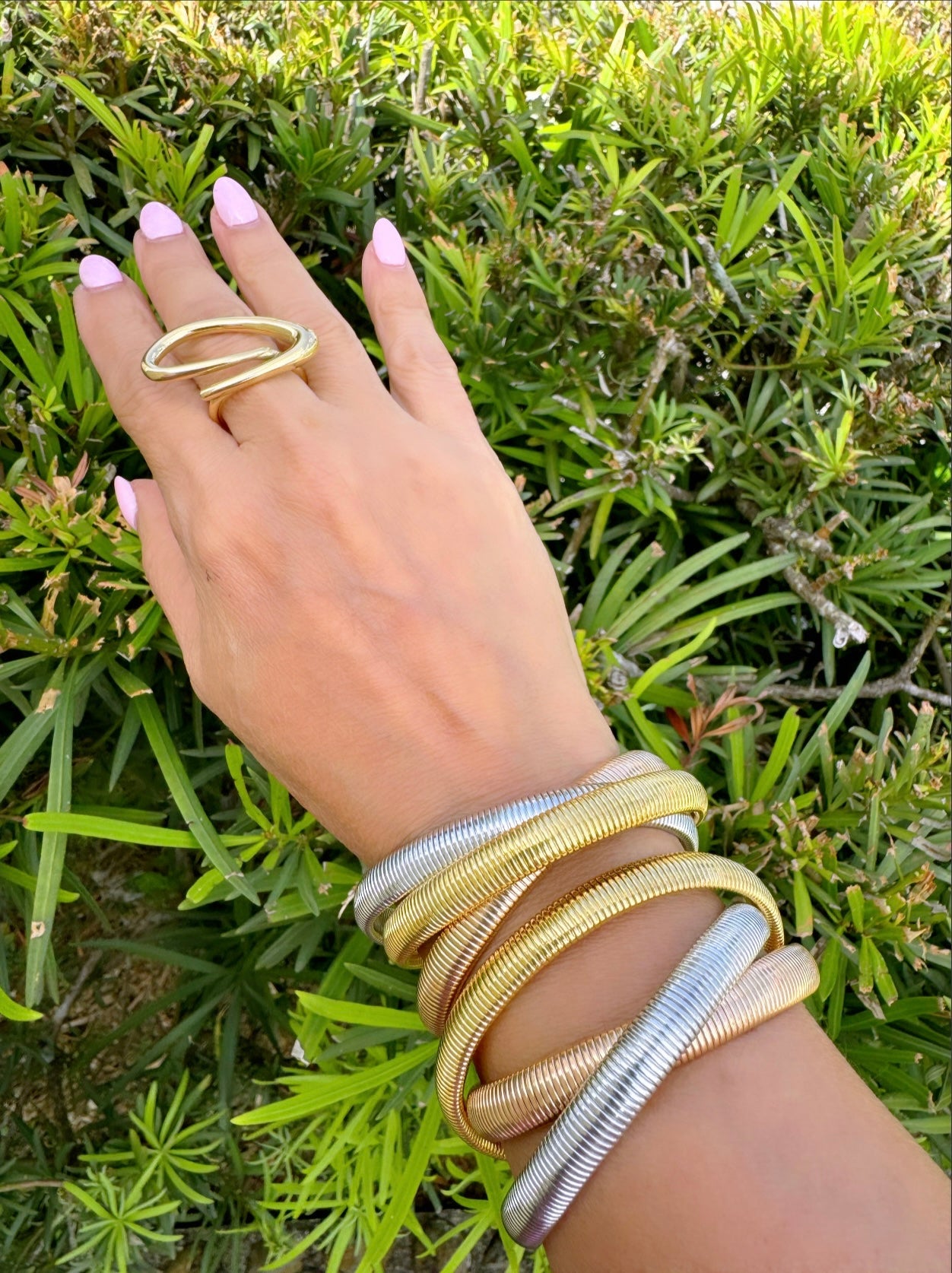 Triple midsize bangle