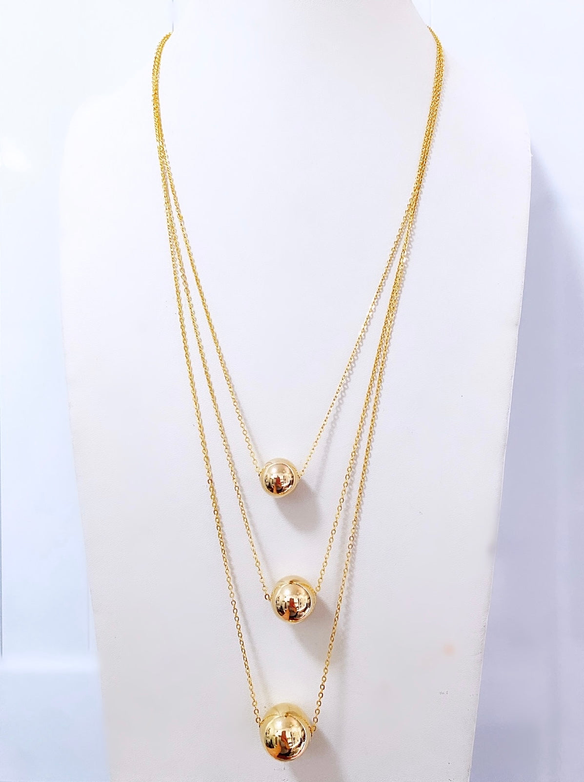 Bella long layers necklace