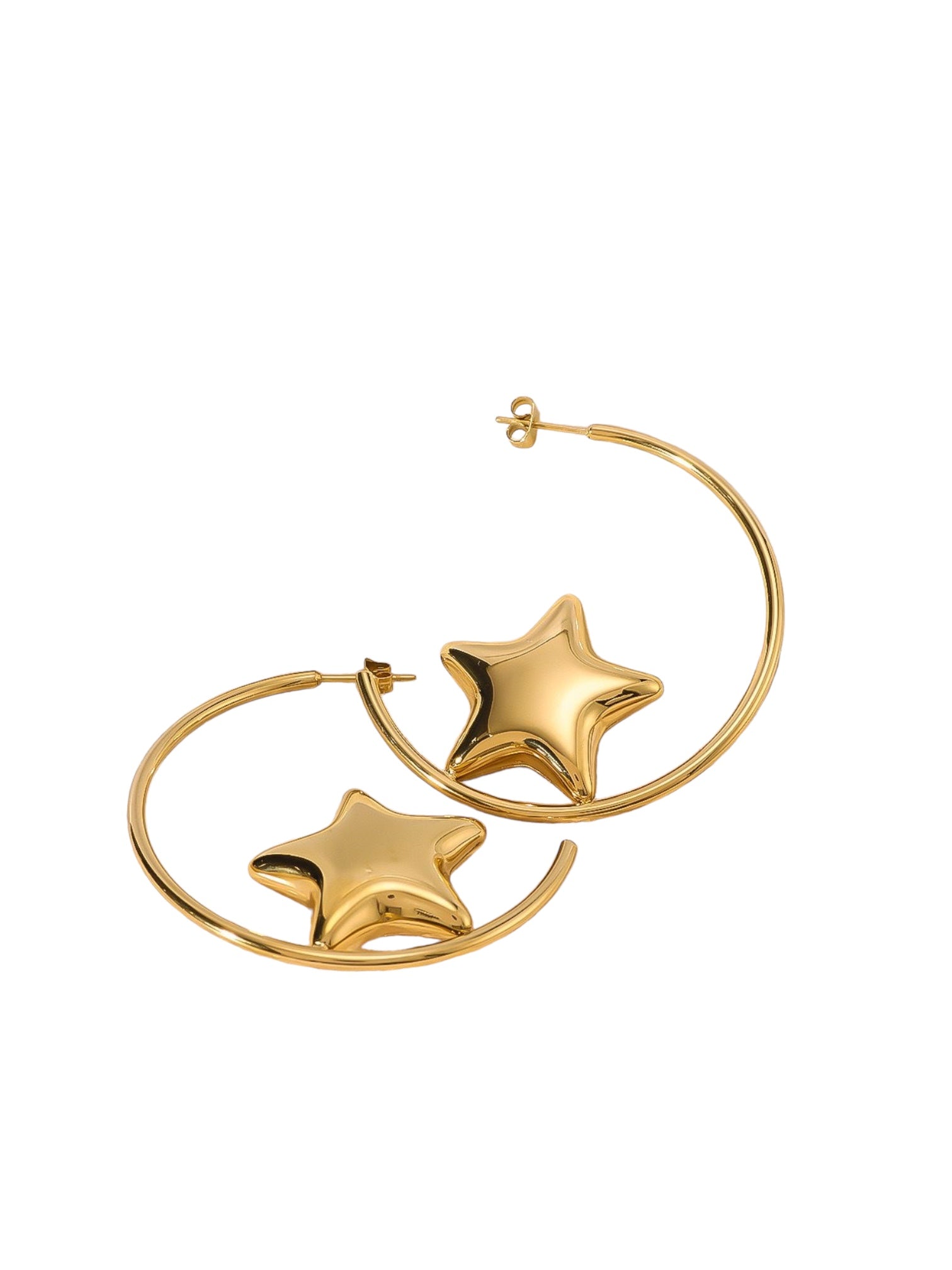 Media Luna star earring