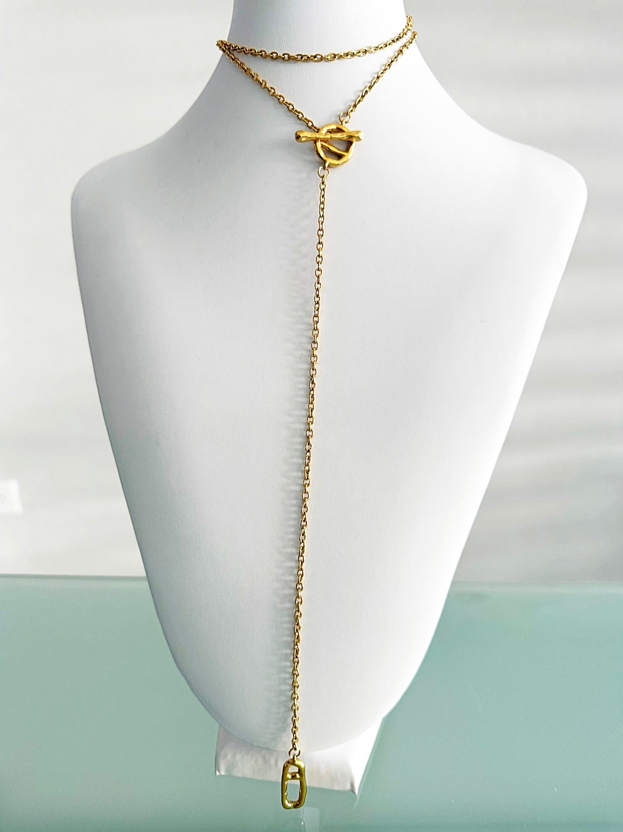 Karina long chain necklace