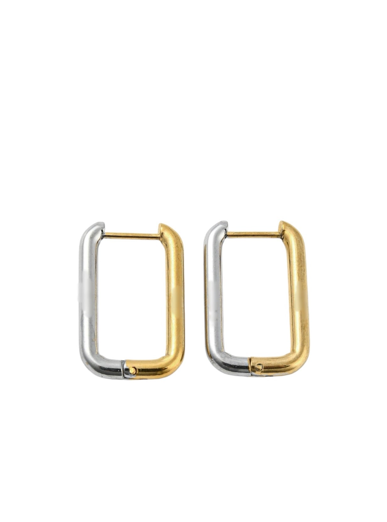 Vero square hoop earring