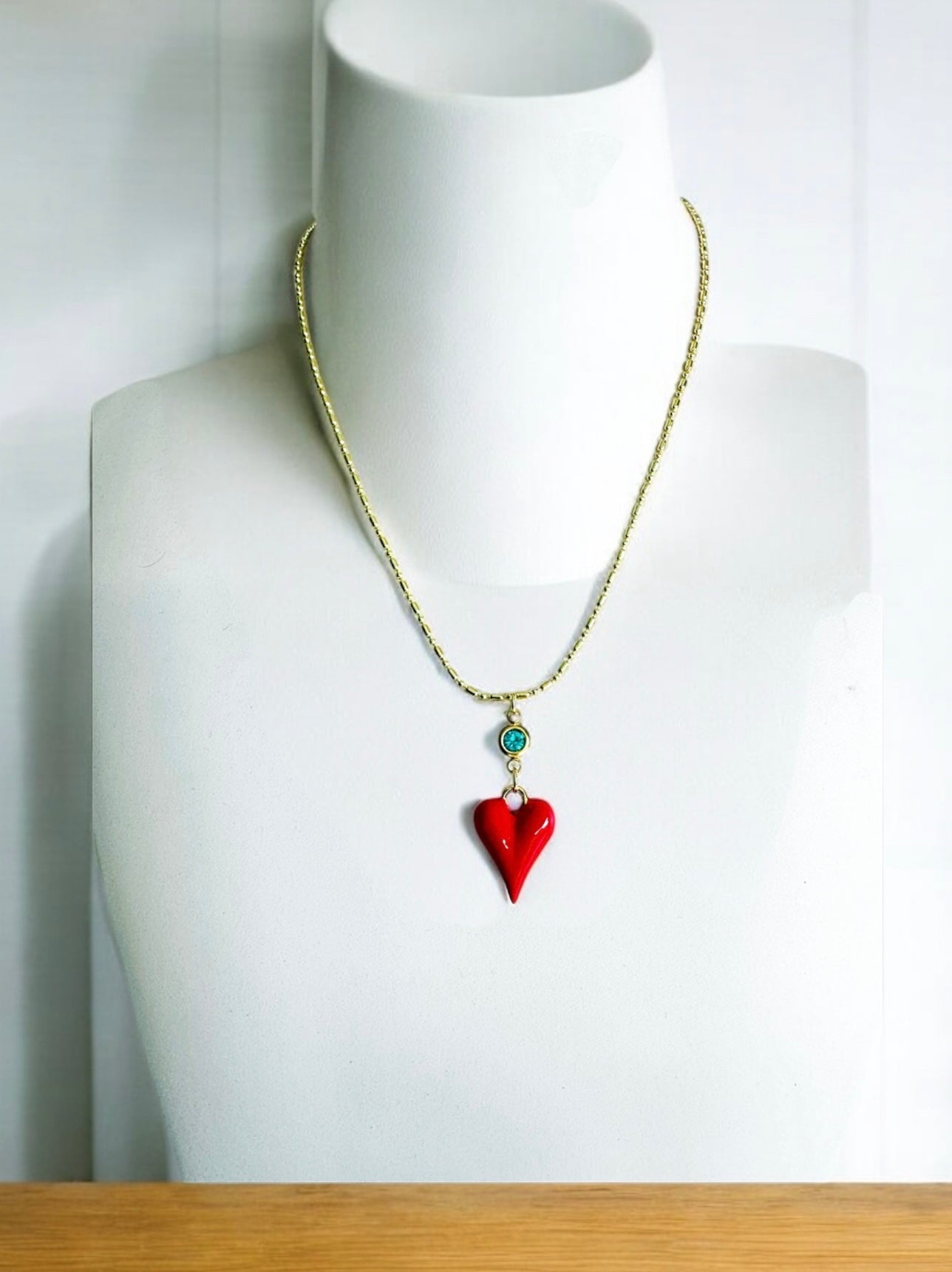 Passion heart necklace