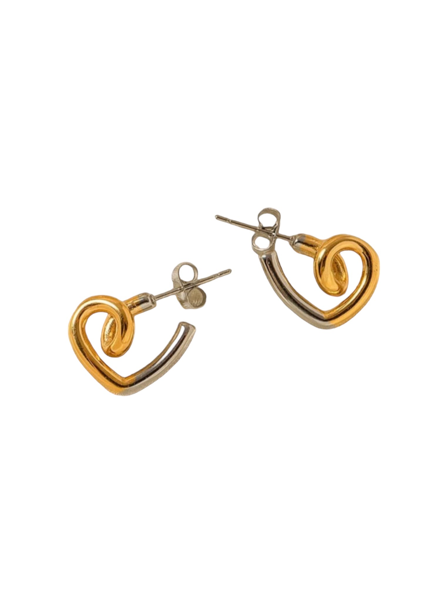 Heart twist earring