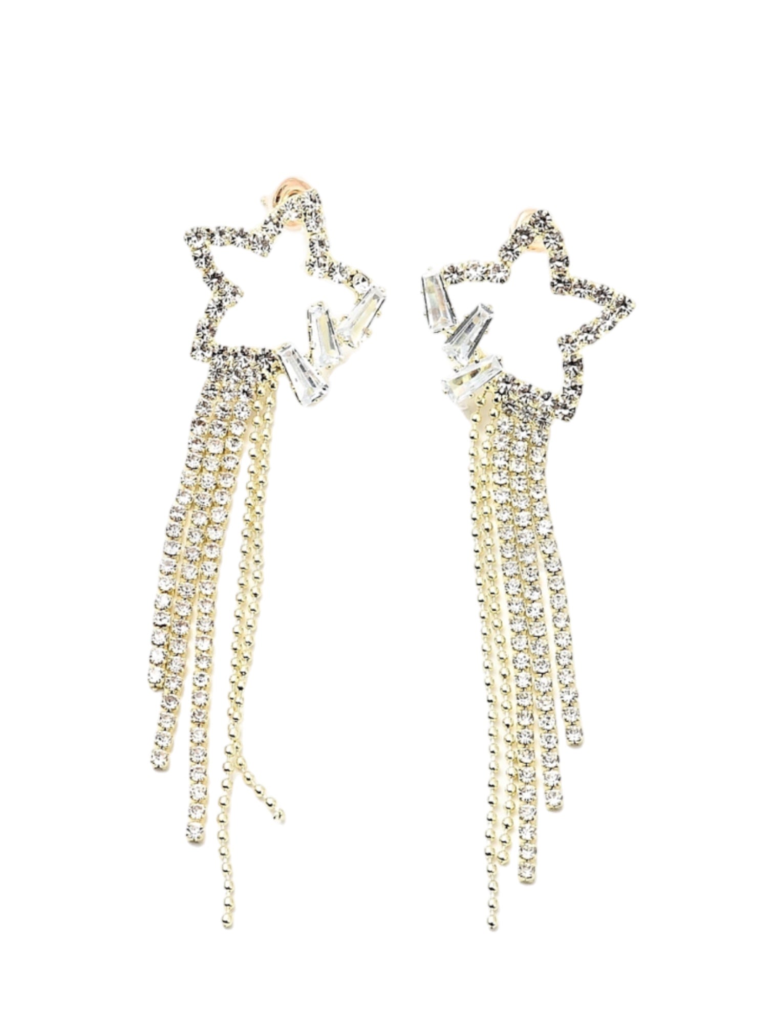 Star shandelier earring