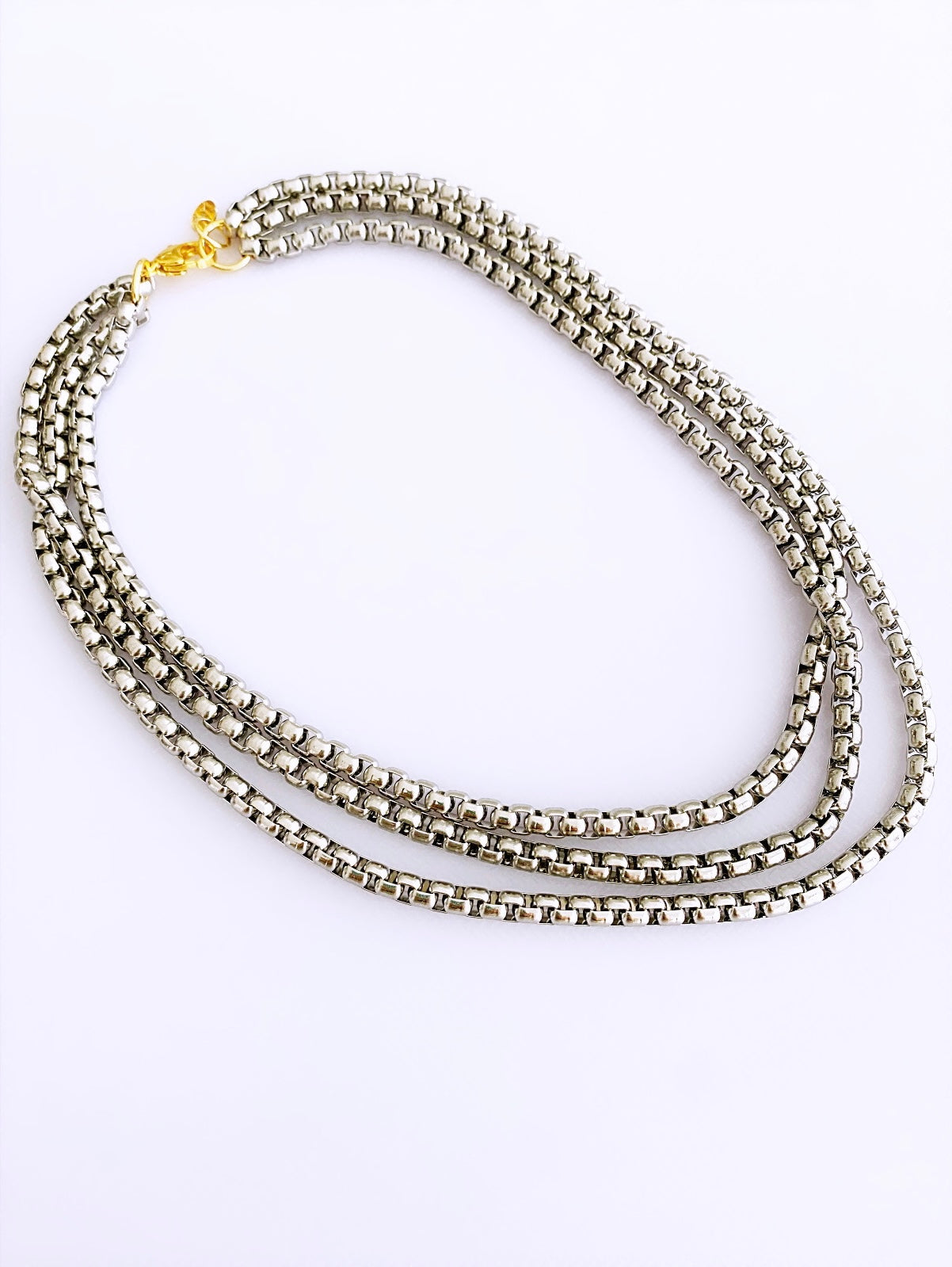 Aliza trio chain necklace