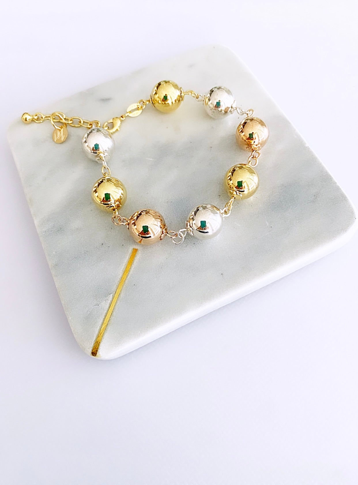 Bella three tones bracelet