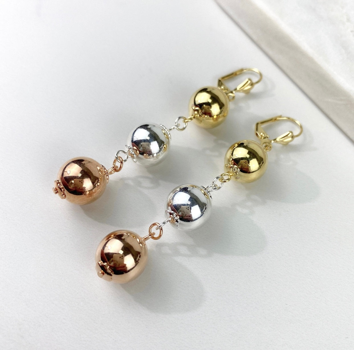 Bella three tones earring