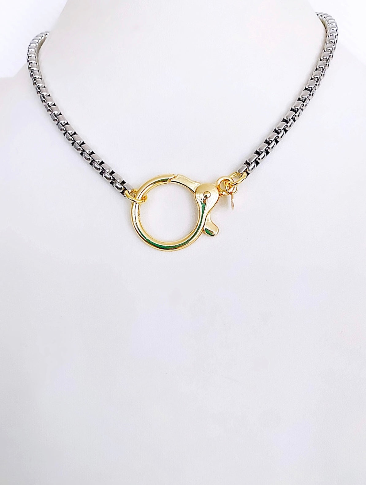 Aliza clasp chain necklace